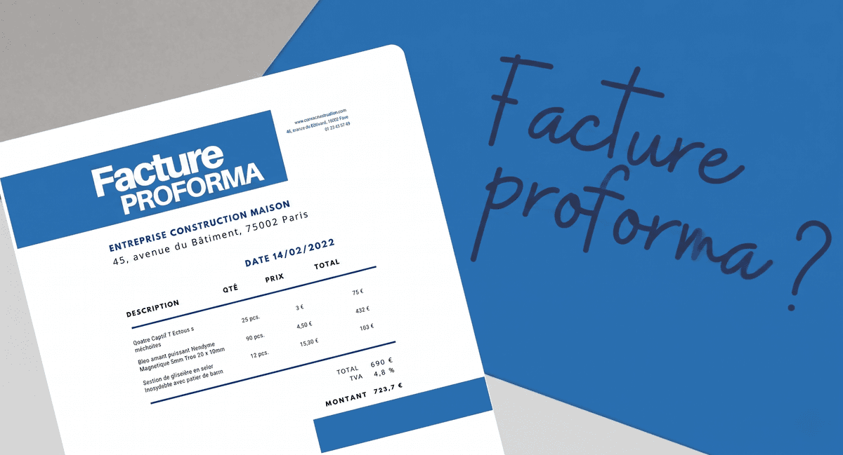 Créer une facture proforma en 2 minutes